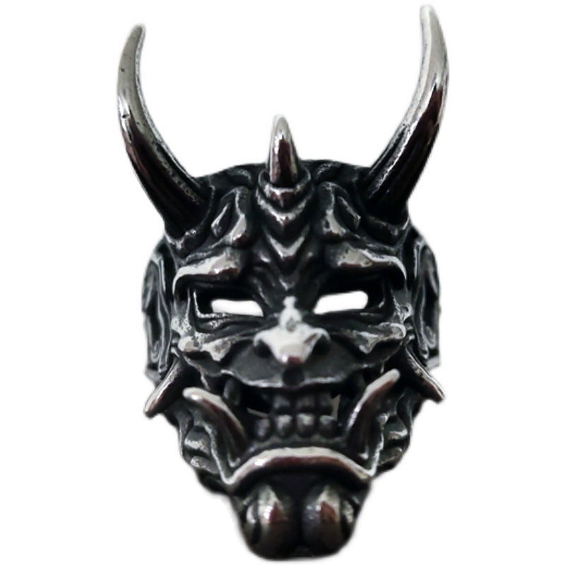 Wholesale Ghost Mask Open Alloy Ring